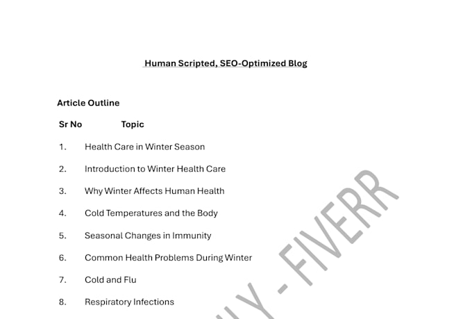 write human written SEO optimized blog post and article